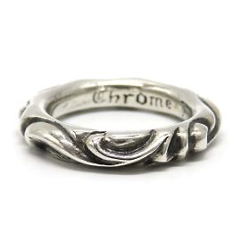 Chrome Hearts Silberner Scroll-Bandring  0.0 Andere