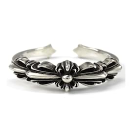 Chrome Hearts Anello floreale classico foderato Argento