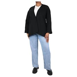 Balenciaga-Black wool jacket - size UK 12-Black