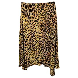 Stella Mc Cartney-Stella McCartney Naya Midi Skirt in Animal Print Silk-Other
