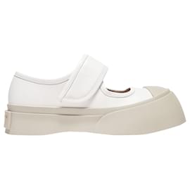 Marni-Pablo Mary Janes in White Leather-White