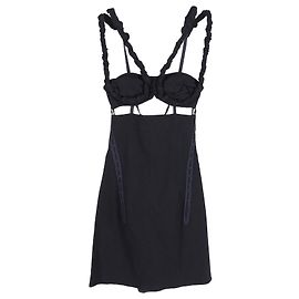 Jacquemus La Robe Meli Minikleid aus marineblauem Polyester Marineblau