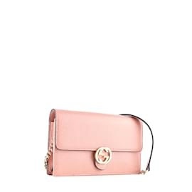 Gucci-GUCCI Handtaschen T.  Leder-Pink