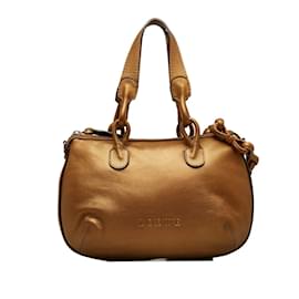 Loewe-Leather Handbag-Brown