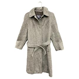 Burberry-vintage Burberry coat size 40-Grey