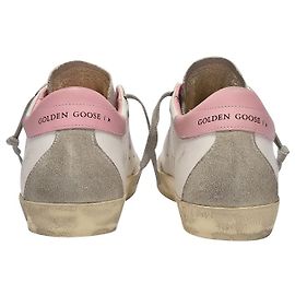 Golden Goose Deluxe Brand Baskets Super-Star - Golden Goose - Multi - Cuir Blanc