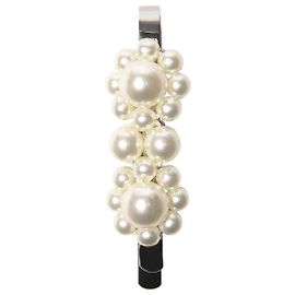 Mini Flower Hair Clips - Simone Rocha - Pearl - White Brown Beige