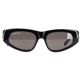 Balenciaga-Balenciaga Dynasty D-Frame-Sonnenbrille aus schwarzem Acetat-Schwarz