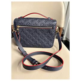 Louis Vuitton-Louis Vuitton Pochette Metis Monogram Empreinte Pelle-Porpora