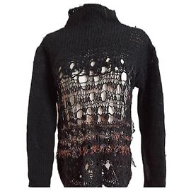 Pull en laine noir Dries Van Noten Noir