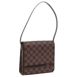 Louis Vuitton-Bolsa de Ombro LOUIS VUITTON Damier Ebene Tribeca Mini N51162 LV Auth bs9989-Outro