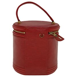 Louis Vuitton-LOUIS VUITTON Epi Cannes Hand Bag Red M48037 LV Auth fm2949-Red