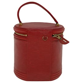 Louis Vuitton-LOUIS VUITTON Sac à main Epi Cannes Rouge M48037 LV Auth fm2949-Rouge