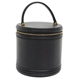 Louis Vuitton-LOUIS VUITTON Epi Cannes Hand Bag Black M48032 LV Auth yk9393-Black
