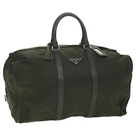 Prada-PRADA Boston Bag Nylon Khaki Auth ac2442-Khaki