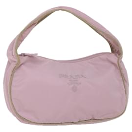 Prada-PRADA Shoulder Bag Nylon Pink Auth am5230-Pink