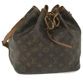 Louis Vuitton-LOUIS VUITTON Monogram Petit Noe Shoulder Bag M42226 LV Auth 57590-Monogram