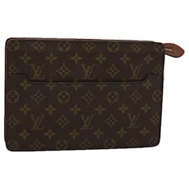 Louis Vuitton-LOUIS VUITTON Monogram Pochette Homme Clutch Bag M51795 LV Auth ac2461-Monogram
