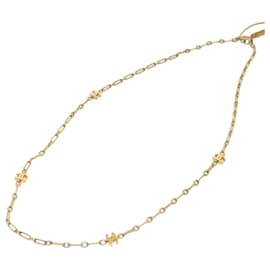 Chanel-CHANEL COCO Mark Necklace Gold Tone CC Auth ar10556b-Other