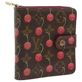 Louis Vuitton-LOUIS VUITTON Monogram Cherry Compact Zip Bifold Wallet M95005 LV Auth bs10072-Other