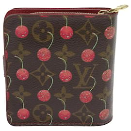 Louis Vuitton-LOUIS VUITTON Monogram Cherry Compact Zip Bifold Wallet M95005 LV Auth bs10072-Other