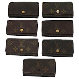 Louis Vuitton-Estuche para llaves con monograma y múltiples Cles de LOUIS VUITTON 7Establecer base de autenticación de LV8805-Monograma
