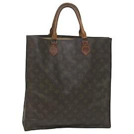 Louis Vuitton-Bolso de mano Sac Plat con monograma M de LOUIS VUITTON51140 LV Auth 59042-Monograma