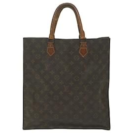 Louis Vuitton-LOUIS VUITTON Monogram Sac Plat Hand Bag M51140 LV Auth 59042-Monogram