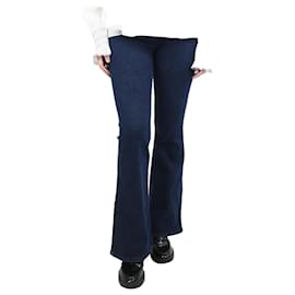 Frame Denim-Pernas largas azuis de cintura alta - tamanho S-Azul