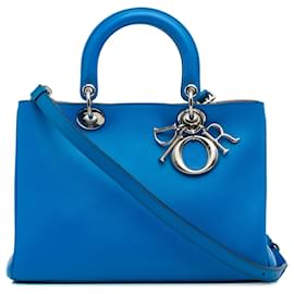 Dior-Dior Blue Large Diorissimo Satchel-Blue