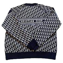 Christian Dior Strickwaren Blau