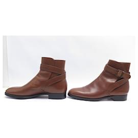 JM Weston-JM WESTON JODHPUR SHOES 722 Boots 8D 42 BROWN LEATHER BOOTS SHOES-Brown