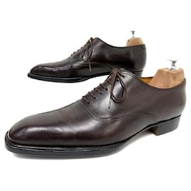 JM Weston-JM WESTON SHOES 634 BEAUBOURG RICHELIEU 8E 42 wide 42.5 LEATHER SHOES-Brown