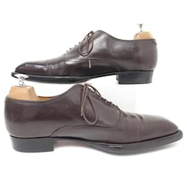 JM Weston-JM WESTON SHOES 634 BEAUBOURG RICHELIEU 8E 42 wide 42.5 LEATHER SHOES-Brown