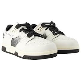 Acne-08sthlm Low Pop M Sneakers - Acne Studios - Leather - White/Black-White