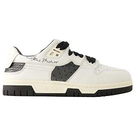 08sthlm Baskets Low Pop M - Acne Studios - Cuir - Blanc/black Blanc