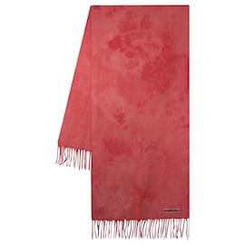 Acne-Canada Tie Dye Schal – Acne Studios – Wolle – Rosa-Pink