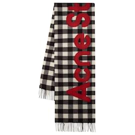 Acne-Veda Scarf - Acne Studios - Wool - Grey-Grey