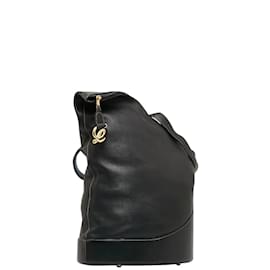 Loewe-Leather Anton Sling Bag-Black