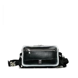 Givenchy-bolsa de cinto de couro-Preto