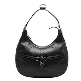 Gucci-Interlocking G Reins Hobo Bag  114869-Black