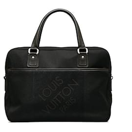 Louis Vuitton-Borsa da lavoro in tela Louis Vuitton Damier Geant Yack Bag M93082 in buone condizioni-Nero