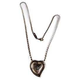 Yves Saint Laurent Collana in argento vintage Love Argento