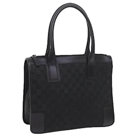 Gucci-gucci GG Canvas Tote Bag black 000 0855 002112 Auth bs9819-Black