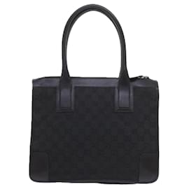 Gucci-gucci GG Canvas Tote Bag black 000 0855 002112 Auth bs9819-Black