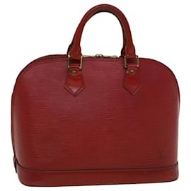 Louis Vuitton-LOUIS VUITTON Epi Alma Hand Bag Castilian Red M52147 LV Auth 59214-Other