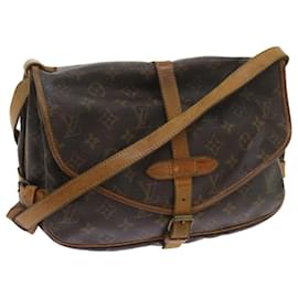 Louis Vuitton-Louis Vuitton Monogram Saumur 30 Sac à bandoulière M42256 Auth LV 58478-Monogramme