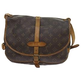 Louis Vuitton-Louis Vuitton Monogram Saumur 30 Shoulder Bag M42256 LV Auth 58478-Monogram