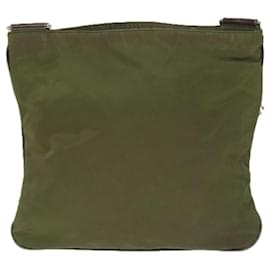 Prada-PRADA Shoulder Bag Nylon Khaki Auth 59225-Khaki
