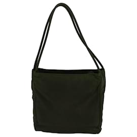 Prada-PRADA Borsa Tote Nylon Khaki Auth 59231-Cachi